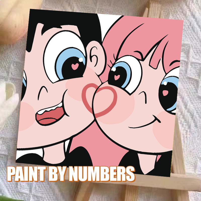 [20x20] Paint By Number Painting By Numbers Kit DIY Digital Oil Lukisan Canvas Seri People