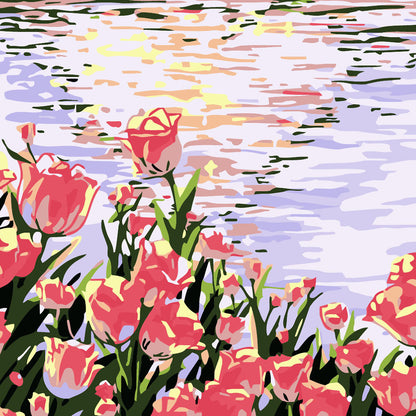 [20x20] Paint By Number Painting By Numbers Kit DIY Digital Oil Lukisan Canvas Seri L