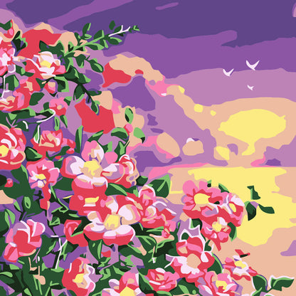 [20x20] Paint By Number Painting By Numbers Kit DIY Digital Oil Lukisan Canvas Seri L