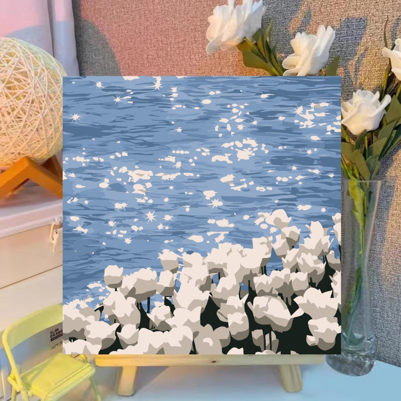 [20x20] Paint By Number Painting By Numbers Kit DIY Digital Oil Lukisan Canvas Seri L