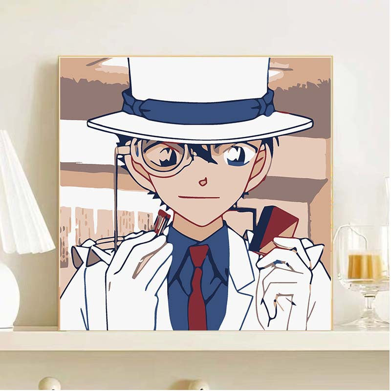 [20x20] Paint By Number Painting By Numbers Kit DIY Digital Oil Lukisan Canvas Seri Anime 1