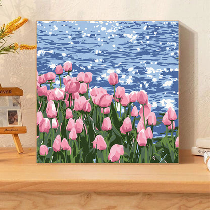 [20x20] Paint By Number Painting By Numbers Kit DIY Digital Oil Lukisan Canvas Seri H