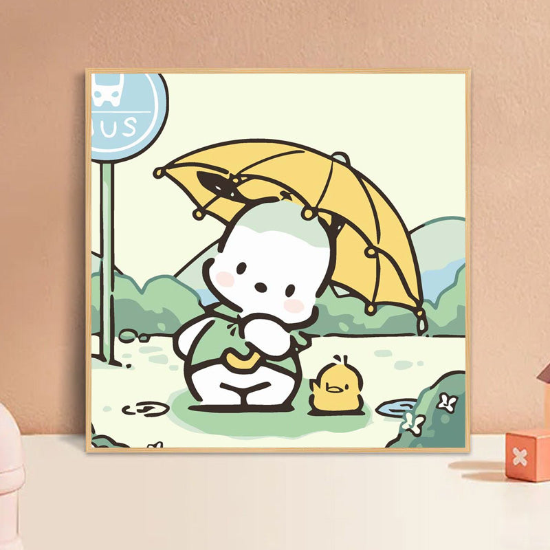 [20x20] Paint By Number Painting By Numbers Kit DIY Digital Oil Lukisan Canvas Seri Sanrio 2
