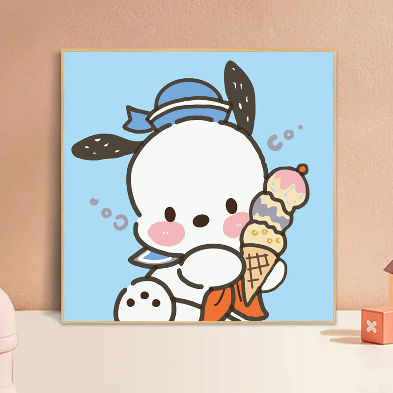 [20x20] Paint By Number Painting By Numbers Kit DIY Digital Oil Lukisan Canvas Seri Sanrio 2