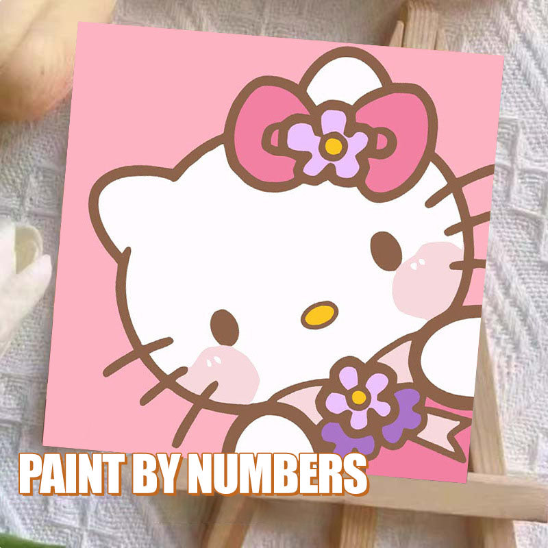 [20x20] Paint By Number Painting By Numbers Kit DIY Digital Oil Lukisan Canvas Seri Sanrio 2