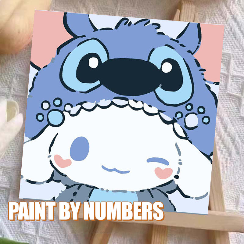 [20x20] Paint By Number Painting By Numbers Kit DIY Digital Oil Lukisan Canvas Seri Sanrio 2