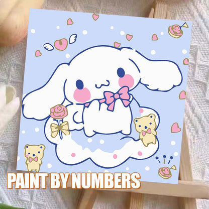 [20x20] Paint By Number Painting By Numbers Kit DIY Digital Oil Lukisan Canvas Seri Sanrio 2