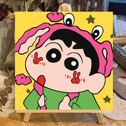 [20x20] Paint By Number Painting By Numbers Kit DIY Digital Oil Lukisan Canvas Seri Karakter