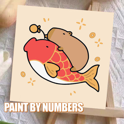 [20x20] Paint By Number Painting By Numbers Kit DIY Digital Oil Lukisan Canvas Seri Animal 3