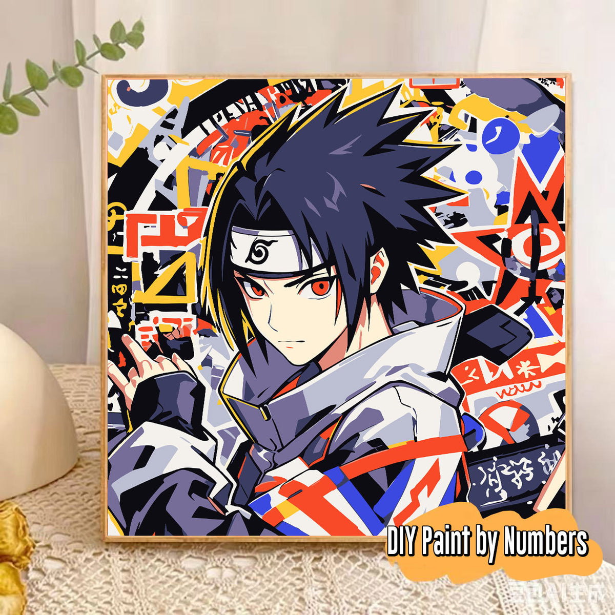 [20x20] Paint By Number Painting By Numbers Kit DIY Digital Oil Lukisan Canvas Seri L Anime 3