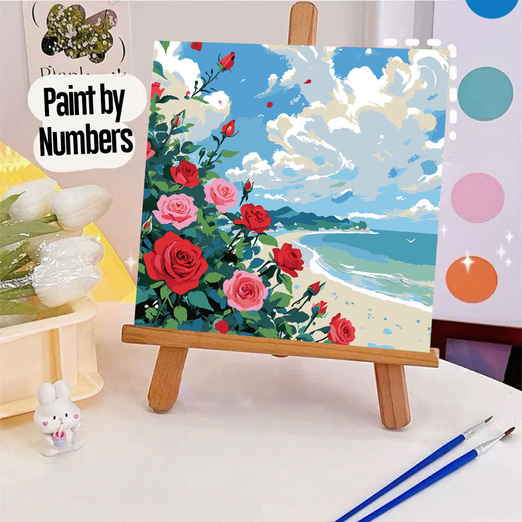 [20x20] Paint By Number Painting By Numbers Kit DIY Digital Oil Lukisan Canvas Seri Scenery