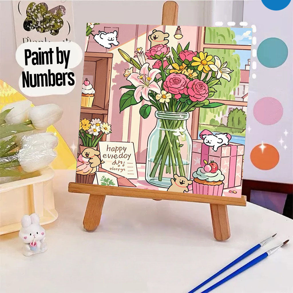 [20x20] Paint By Number Painting By Numbers Kit DIY Digital Oil Lukisan Canvas Seri Animal 3