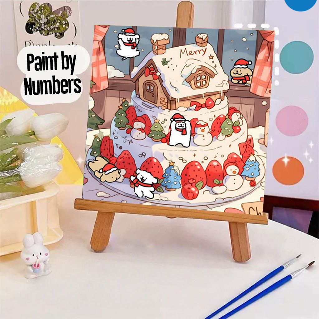 [20x20] Paint By Number Painting By Numbers Kit DIY Digital Oil Lukisan Canvas Seri Animal 3