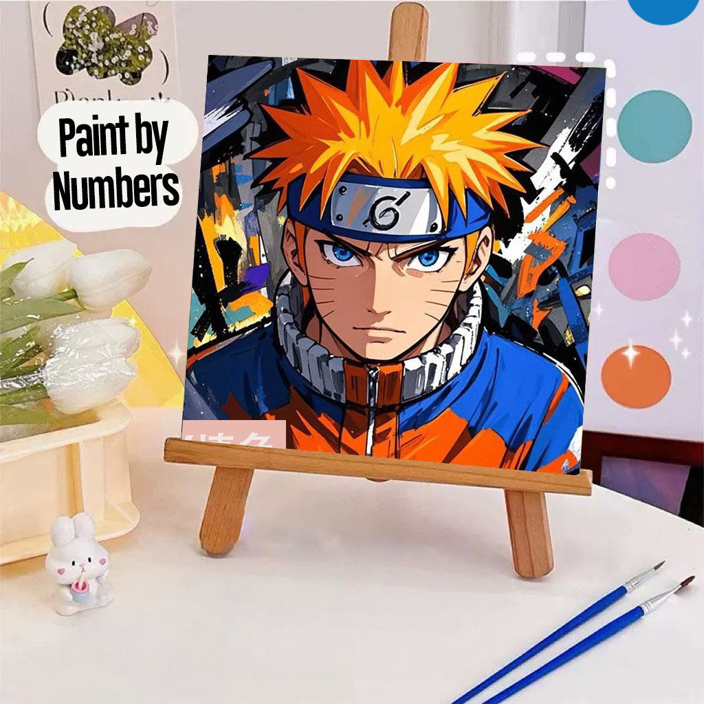 [20x20] Paint By Number Painting By Numbers Kit DIY Digital Oil Lukisan Canvas Seri Anime 1