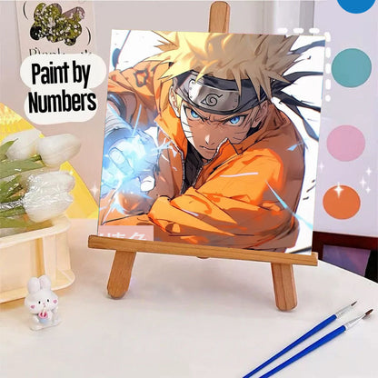 [20x20] Paint By Number Painting By Numbers Kit DIY Digital Oil Lukisan Canvas Seri Anime 1