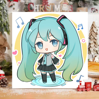 [20x20] Paint By Number Painting By Numbers Kit DIY Digital Oil Lukisan Canvas Seri Anime 1