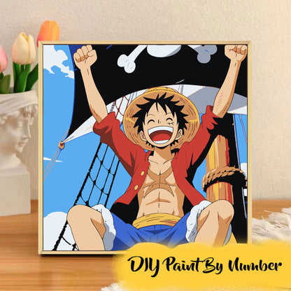 [20x20] Paint By Number Painting By Numbers Kit DIY Digital Oil Lukisan Canvas Seri L Anime 3