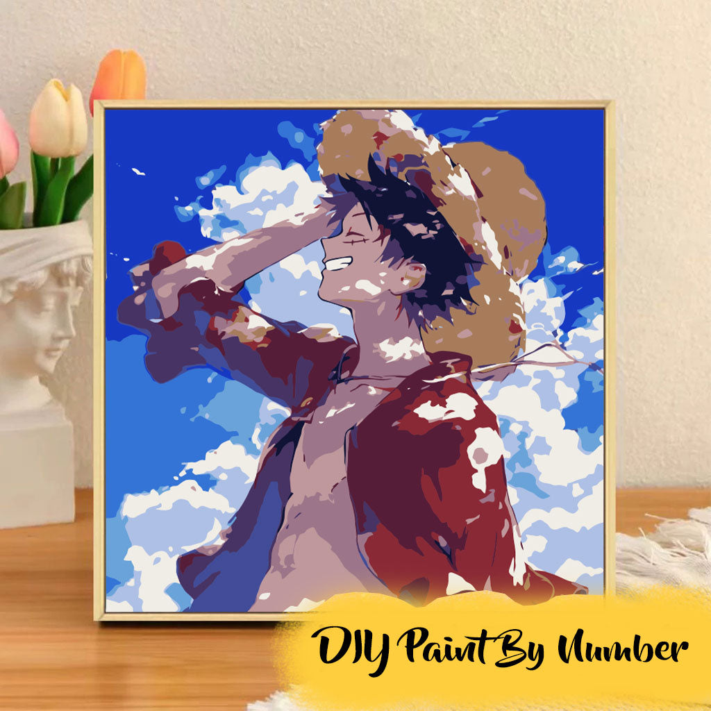 [20x20] Paint By Number Painting By Numbers Kit DIY Digital Oil Lukisan Canvas Seri Anime 2