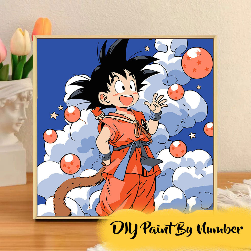[20x20] Paint By Number Painting By Numbers Kit DIY Digital Oil Lukisan Canvas Seri L Anime 3