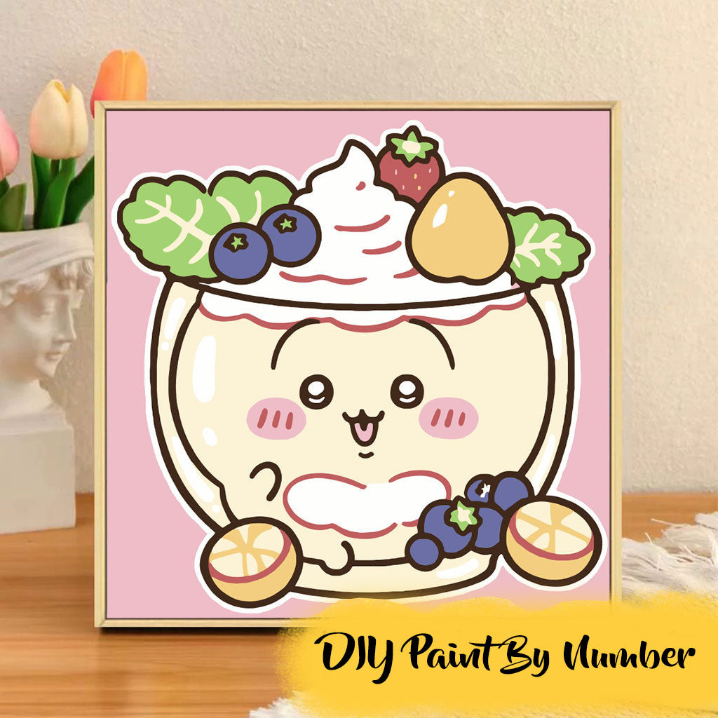 [20x20] Paint By Number Painting By Numbers Kit DIY Digital Oil Lukisan Canvas Seri Karakter Kartun