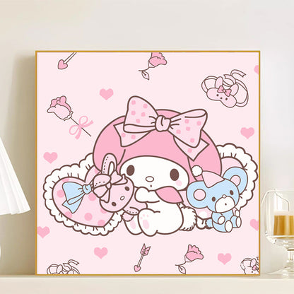 [20x20] Paint By Number Painting By Numbers Kit DIY Digital Oil Lukisan Canvas Seri Sanrio 2