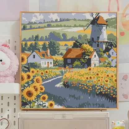 [20x20] Paint By Number Painting By Numbers Kit DIY Digital Oil Lukisan Canvas Seri H