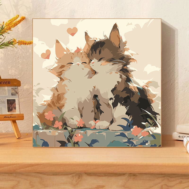 [20x20] Paint By Number Painting By Numbers Kit DIY Digital Oil Lukisan Canvas Seri Animal 1