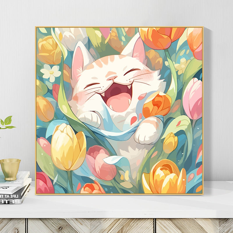 [20x20] Paint By Number Painting By Numbers Kit DIY Digital Oil Lukisan Canvas Seri Animal 2
