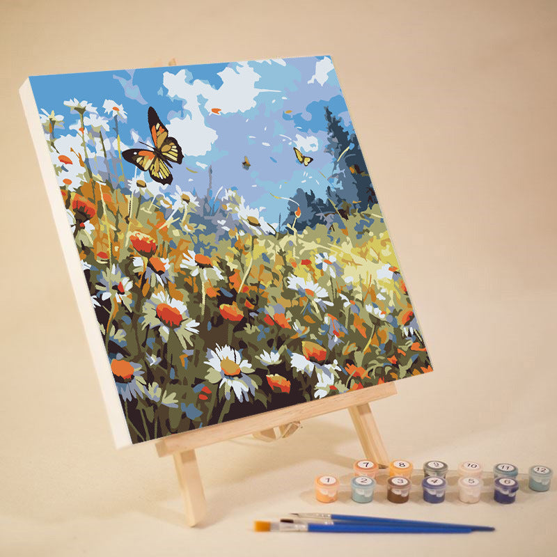 [20x20] Paint By Number Painting By Numbers Kit DIY Digital Oil Lukisan Canvas Seri Place 2