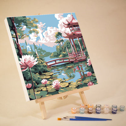 [20x20] Paint By Number Painting By Numbers Kit DIY Digital Oil Lukisan Canvas Seri Place 2