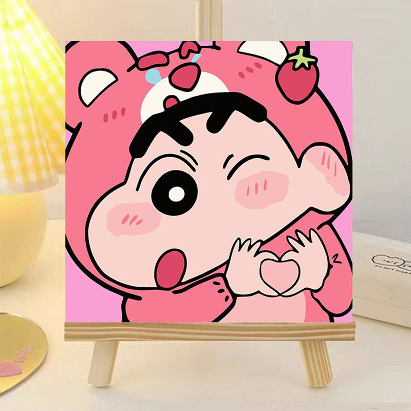 [20x20] Paint By Number Painting By Numbers Kit DIY Digital Oil Lukisan Canvas Seri Karakter