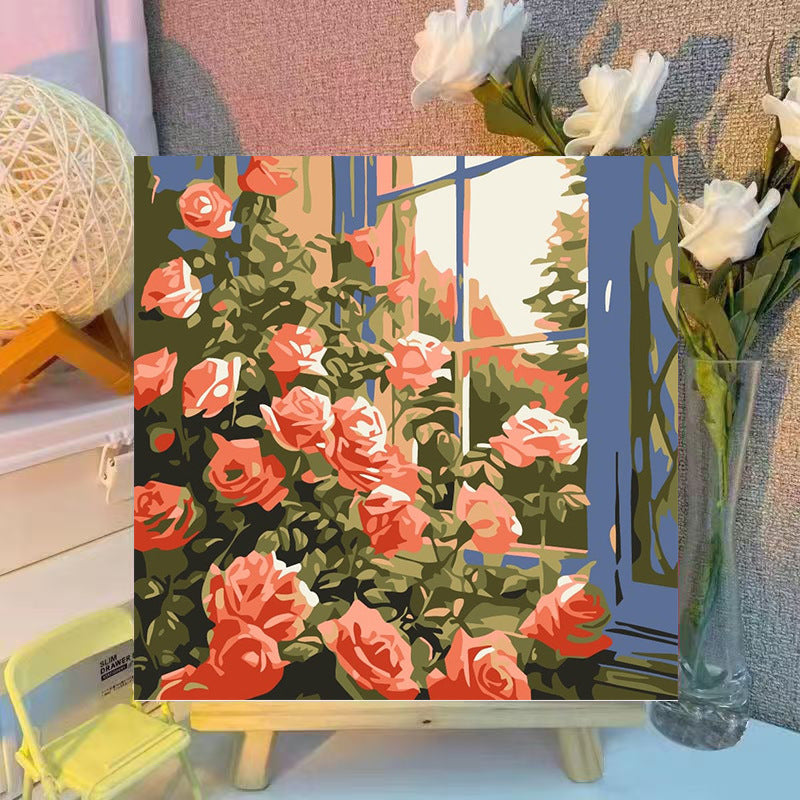 [20x20] Paint By Number Painting By Numbers Kit DIY Digital Oil Lukisan Canvas Seri S Scenery