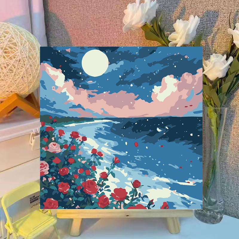 [20x20] Paint By Number Painting By Numbers Kit DIY Digital Oil Lukisan Canvas Seri S
