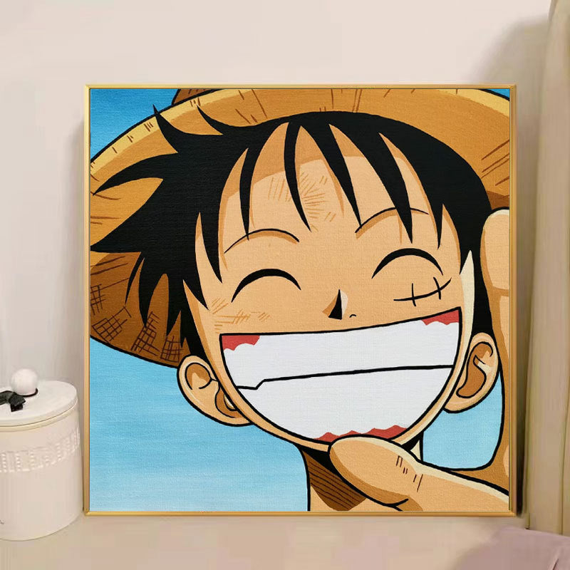 [20x20] Paint By Number Painting By Numbers Kit DIY Digital Oil Lukisan Canvas Seri Anime 1