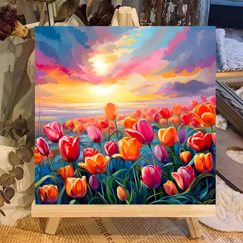 [20x20] Paint By Number Painting By Numbers Kit DIY Digital Oil Lukisan Canvas Seri Scenery 2