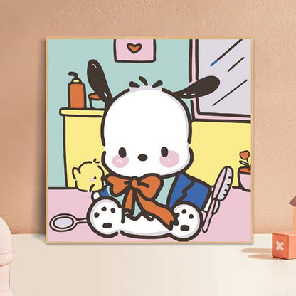 [20x20] Paint By Number Painting By Numbers Kit DIY Digital Oil Lukisan Canvas Seri Sanrio 2