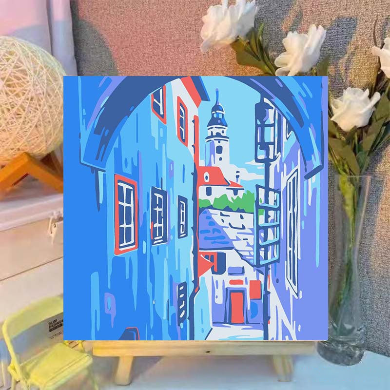 [20x20] Paint By Number Painting By Numbers Kit DIY Digital Oil Lukisan Canvas Seri H