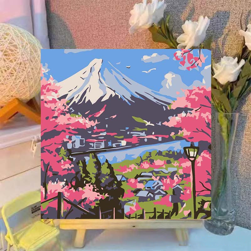 [20x20] Paint By Number Painting By Numbers Kit DIY Digital Oil Lukisan Canvas Seri H