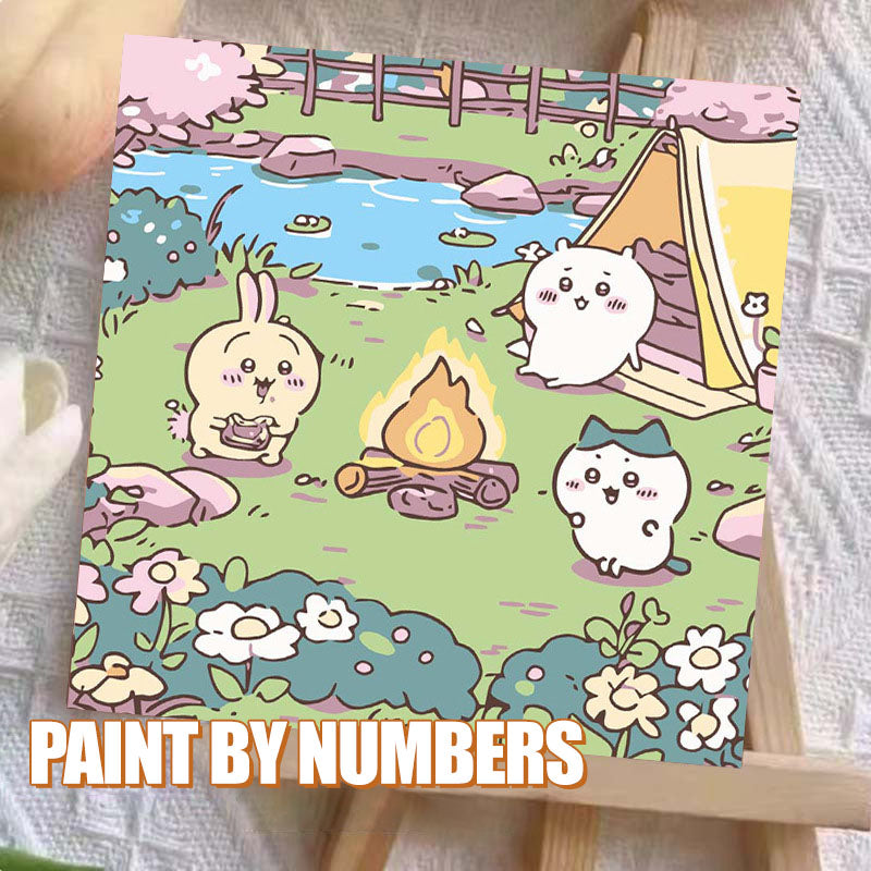 [20x20] Paint By Number Painting By Numbers Kit DIY Digital Oil Lukisan Canvas Seri P