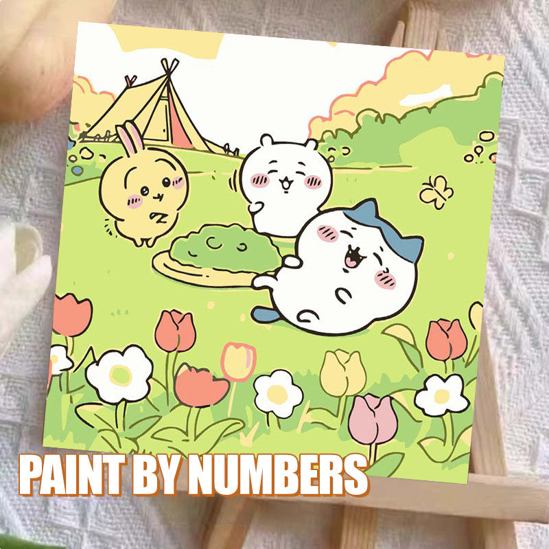 [20x20] Paint By Number Painting By Numbers Kit DIY Digital Oil Lukisan Canvas Seri P