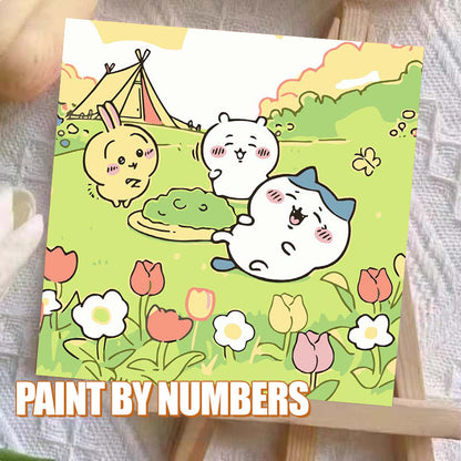 [20x20] Paint By Number Painting By Numbers Kit DIY Digital Oil Lukisan Canvas Seri P