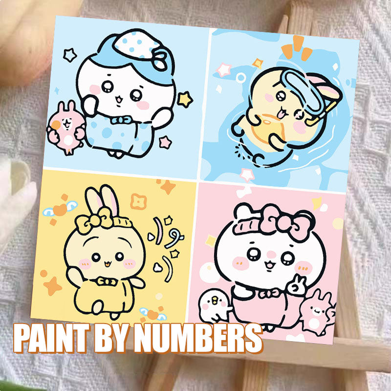 [20x20] Paint By Number Painting By Numbers Kit DIY Digital Oil Lukisan Canvas Seri P