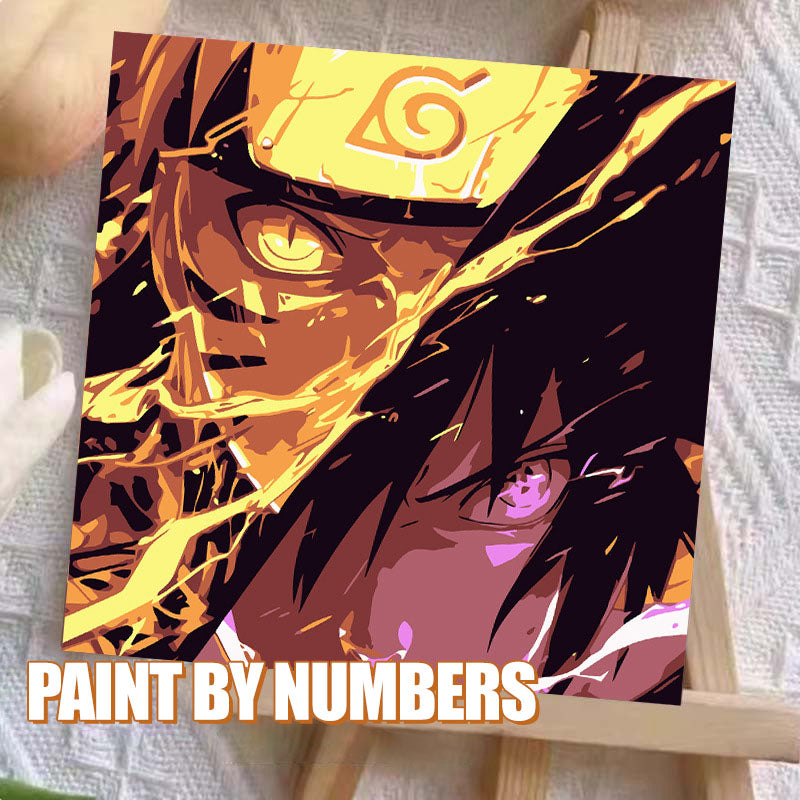 [20x20] Paint By Number Painting By Numbers Kit DIY Digital Oil Lukisan Canvas Seri Anime 1