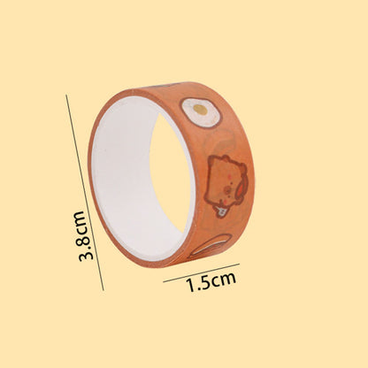 Washi Tape Roll Selotip Karakter Capybara Lucu Isolasi DIY Scrapbook