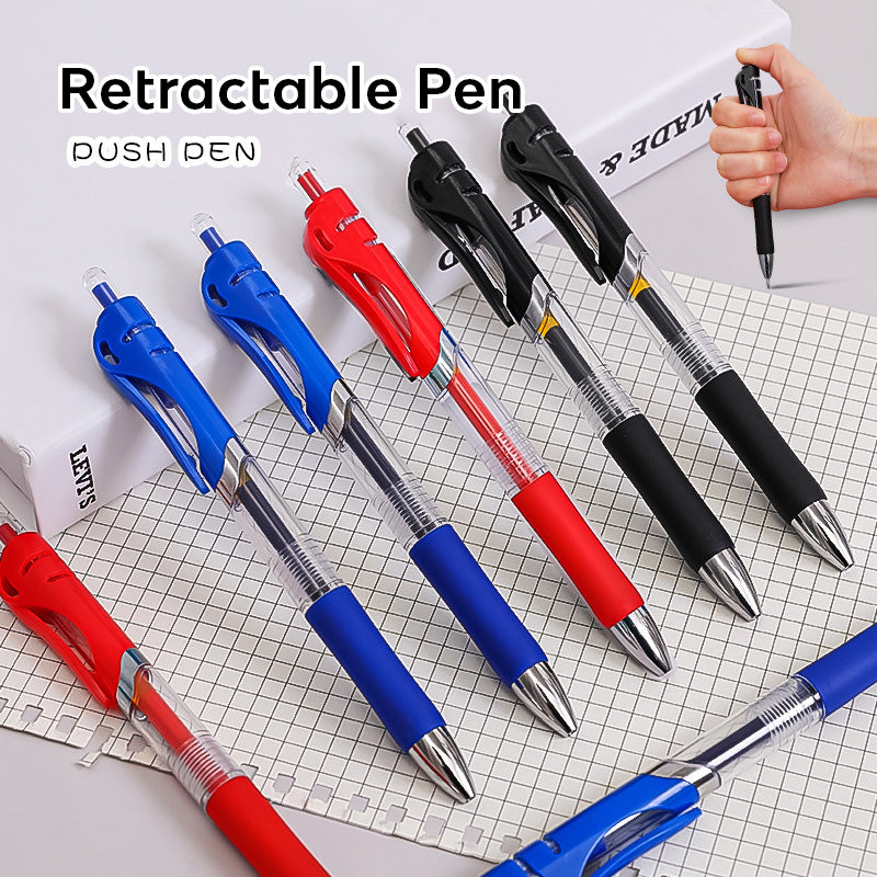 Push Pen Pulpen Bolpoin Pena Gel Mekanik Cetek Alat Tulis Stationery DCA0488