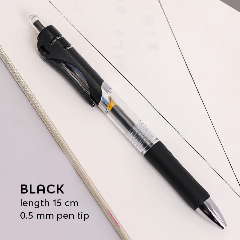 Push Pen Pulpen Bolpoin Pena Gel Mekanik Cetek Alat Tulis Stationery DCA0488