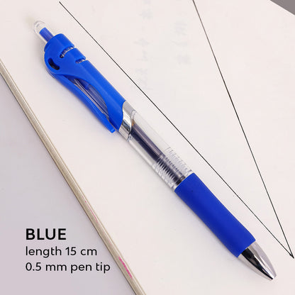 Push Pen Pulpen Bolpoin Pena Gel Mekanik Cetek Alat Tulis Stationery DCA0488