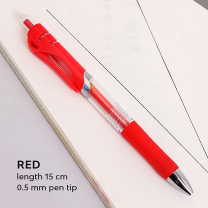 Push Pen Pulpen Bolpoin Pena Gel Mekanik Cetek Alat Tulis Stationery DCA0488