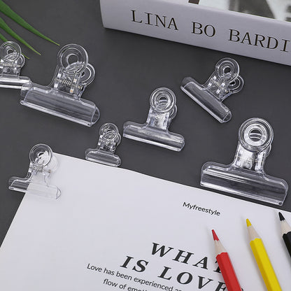 Paper Clip Penjepit Kertas Jepitan Aesthetic Klip Transparan Bening Serbaguna DCA0530