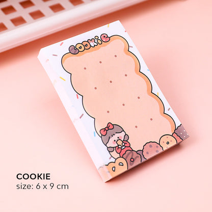 Sticky Notes Catatan Kecil Memo Pad Anak Sekolah Karakter Lucu 80 Lembar DCA0684